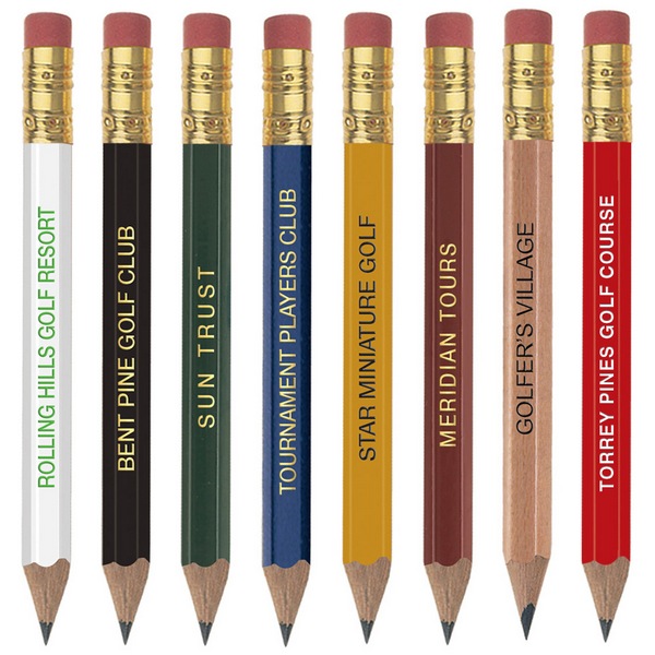 SGS0054 Hex Golf Pencil With Eraser And Custom ...